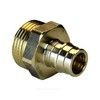 Муфта для PE-X труб радиальная латунь Дн 40х1 1/2" НР РОС GX107ACY077